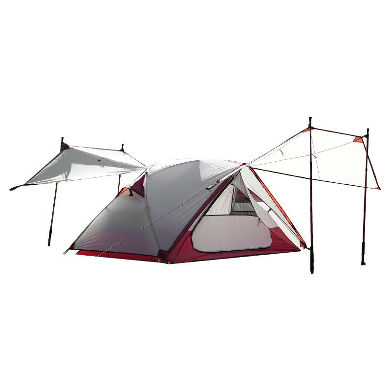 Leve hiking tabernaculum cum Elisaculis in pronao et postico